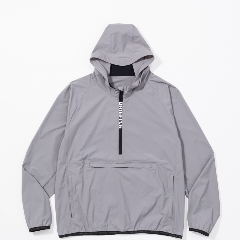 GO/LOOK!（ゴルック）｜BRIEFING MENS POCKETABLE WIND ANORAK グレー