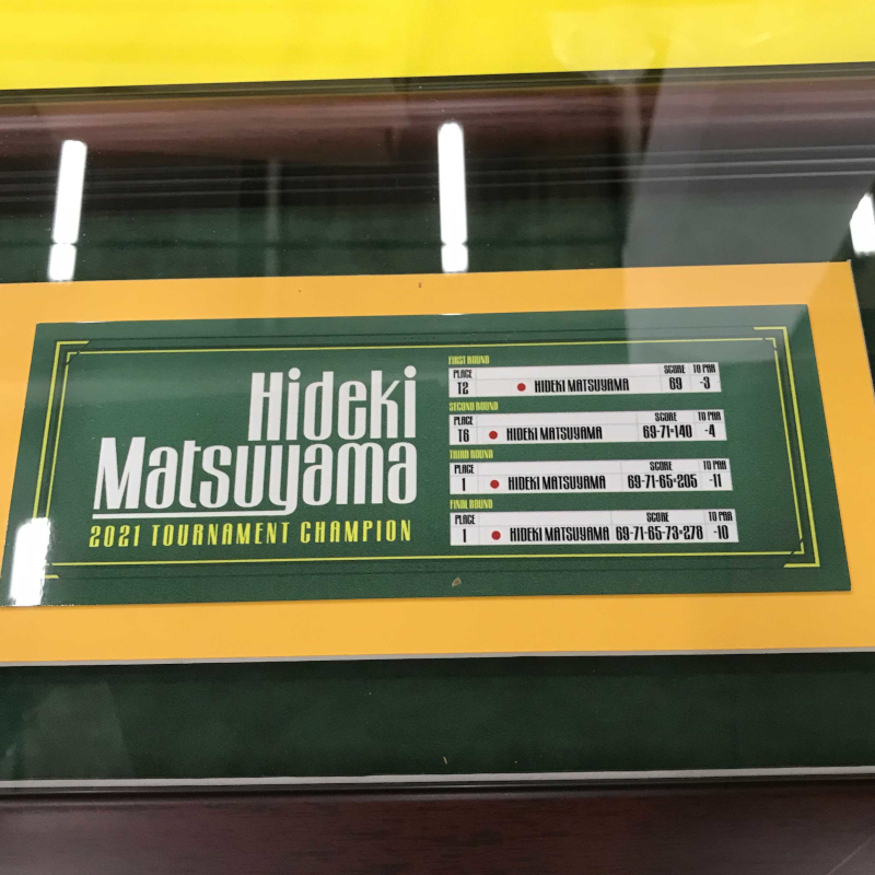 GO/LOOK!（ゴルック）｜松山英樹プロ直筆サイン入り 2021マスターズ