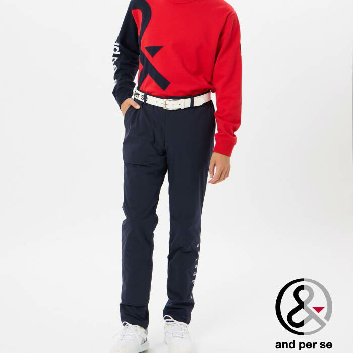 and per se アンパスィ メンズ ゴルフウェア エアロカプセル中綿パンツ