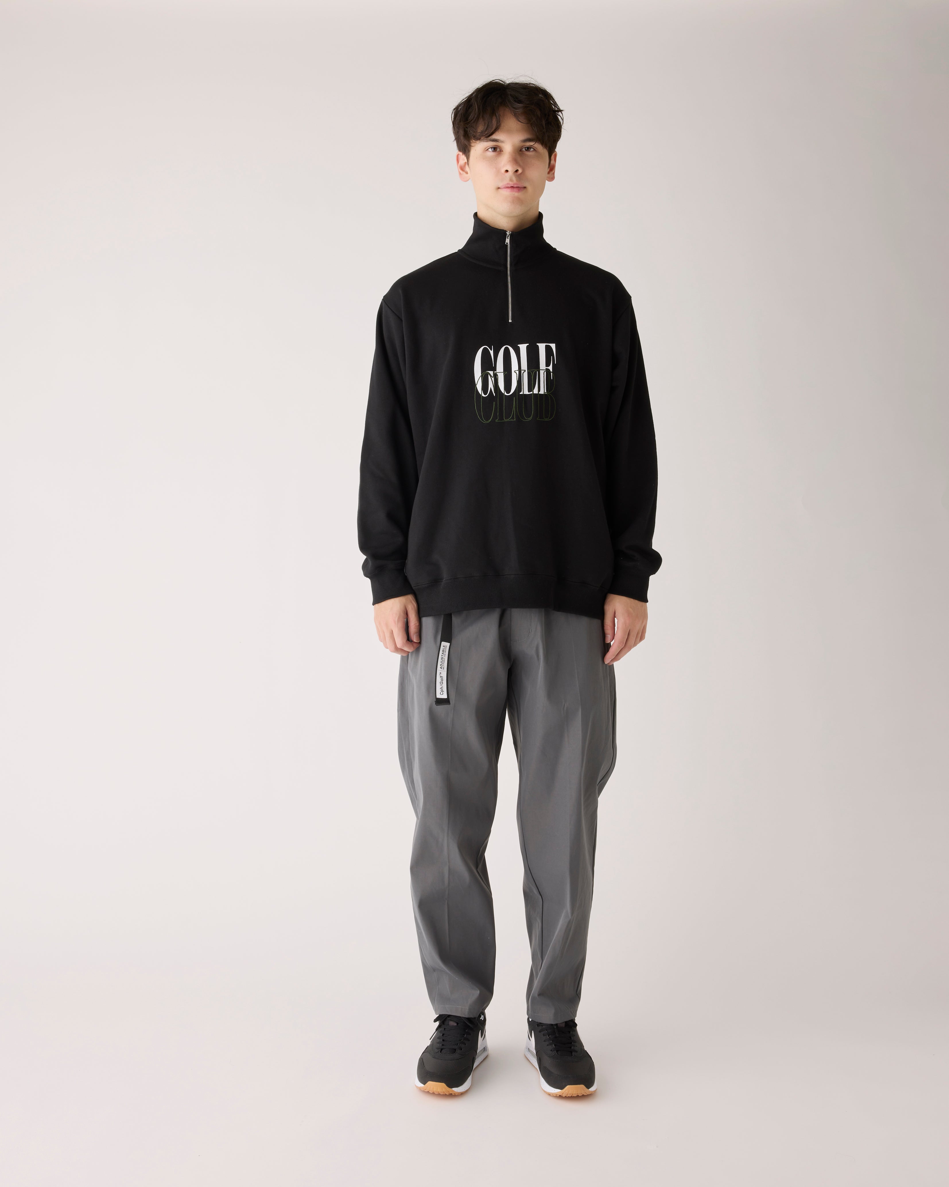 廃盤キャプテンズヘルムゴルフCph/Golf ロゴ入り ブラックスウェット
