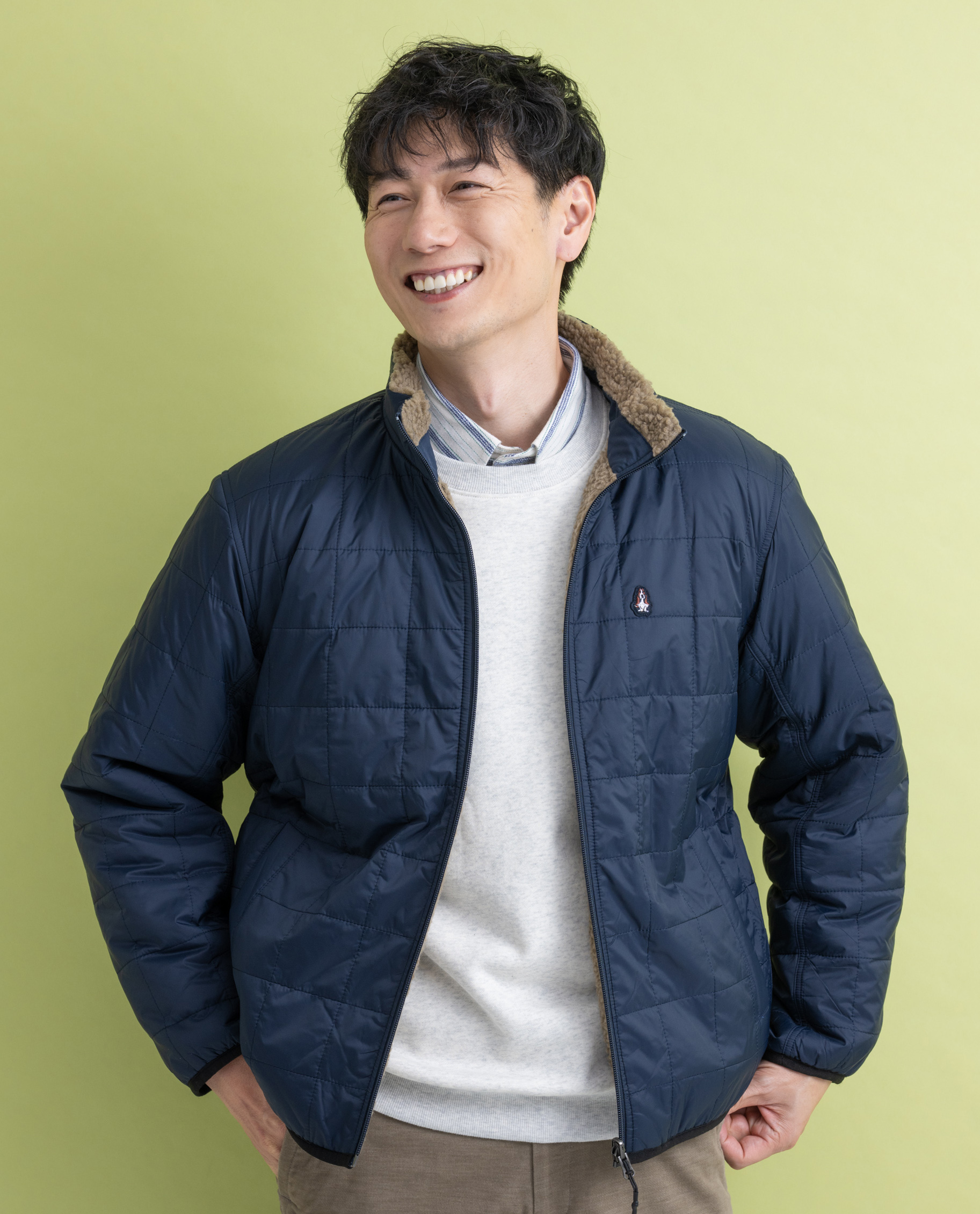 裏ボアリバーシブルブルゾン - ハッシュパピーアパレル公式通販サイト