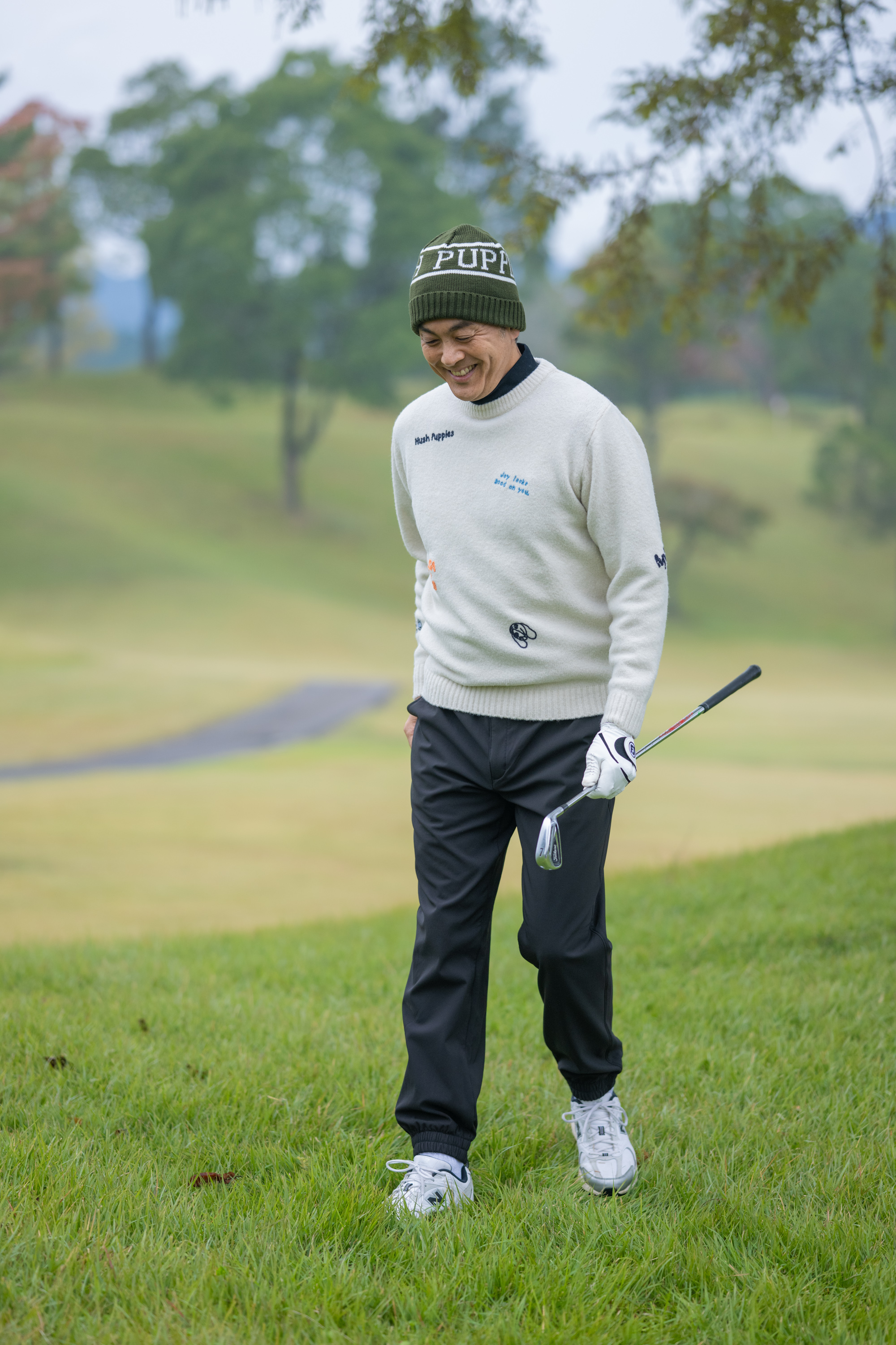 撥水裏起毛イージーパンツ【セットアップ対応】 - ハッシュパピー