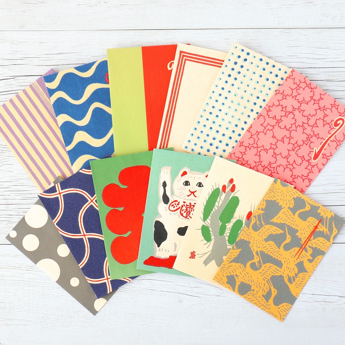 ぽち袋『WA08-0401J 今昔ぽち袋 招き猫（3枚入）』｜【公式オンライン