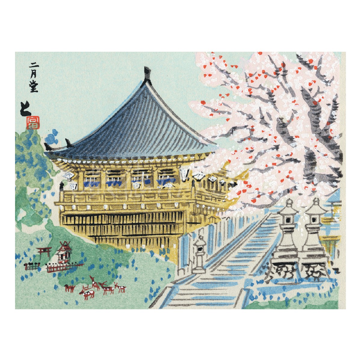 手彫り手摺り木版画｜【公式オンラインショップ】京都徳力版画館｜版画