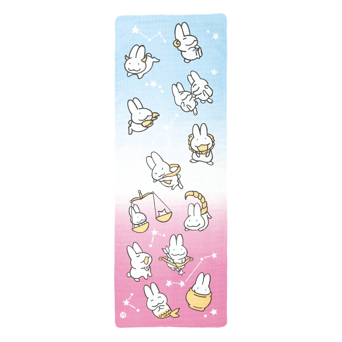 その他『US98-4940 西村月 二重ガーゼ ふんわりてぬぐい 十人兎色