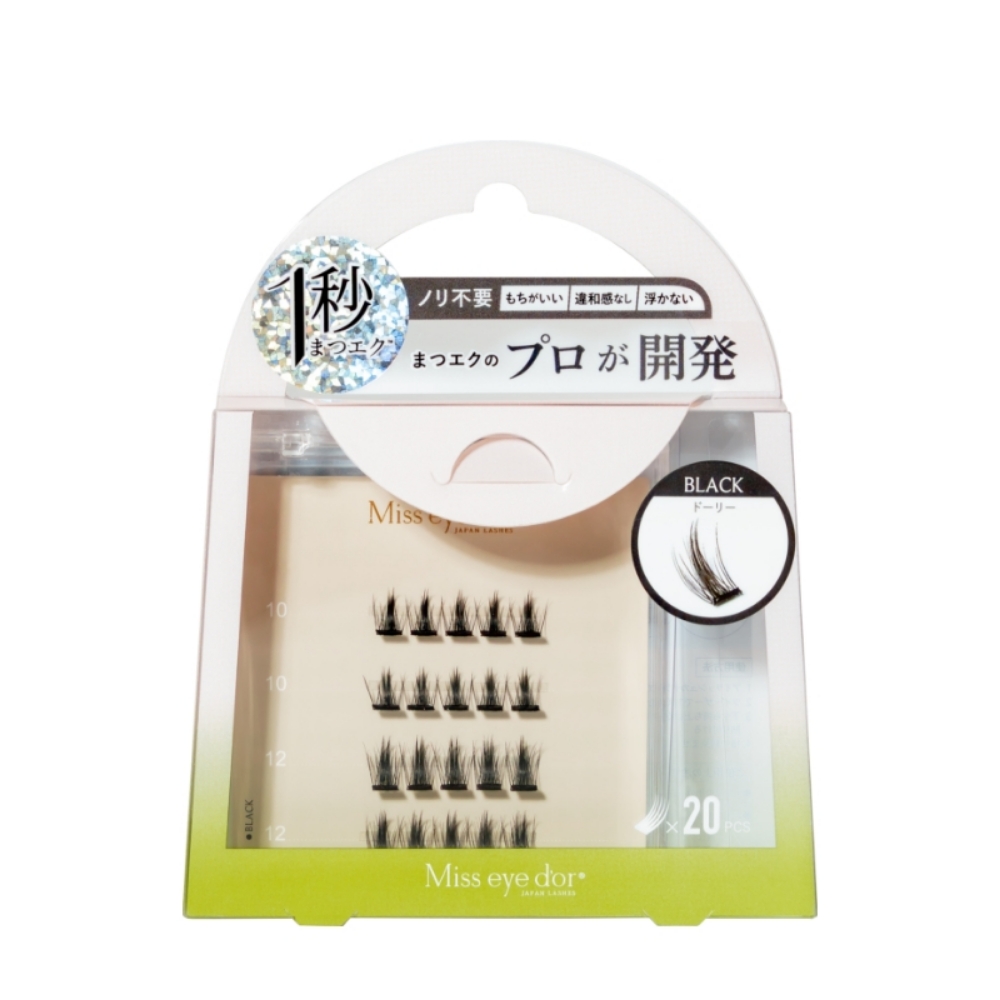 1秒まつエク ドーリータイプ ブラック（10-12mm） | 【公式】まつ毛