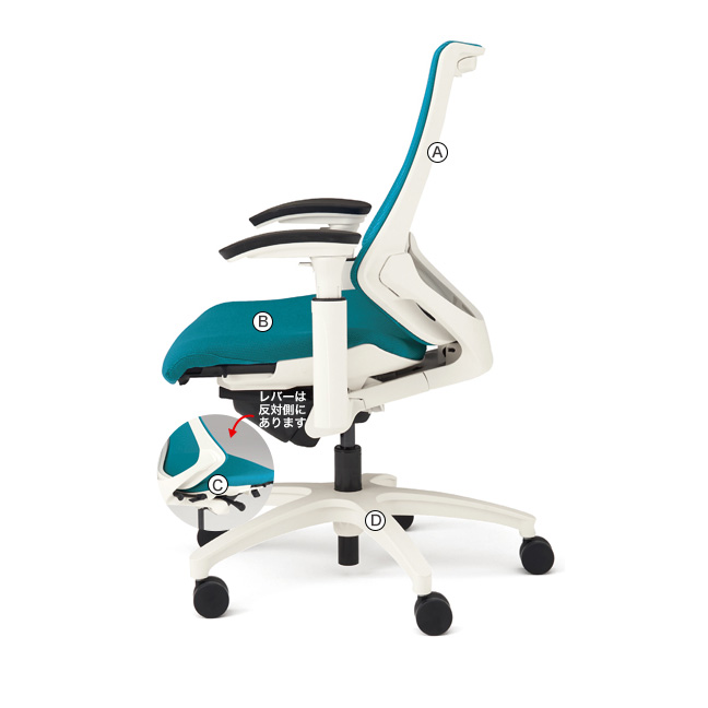 エフチェア ローバック KG-147PS-T1T1｜オフィスチェア｜イトーキ公式