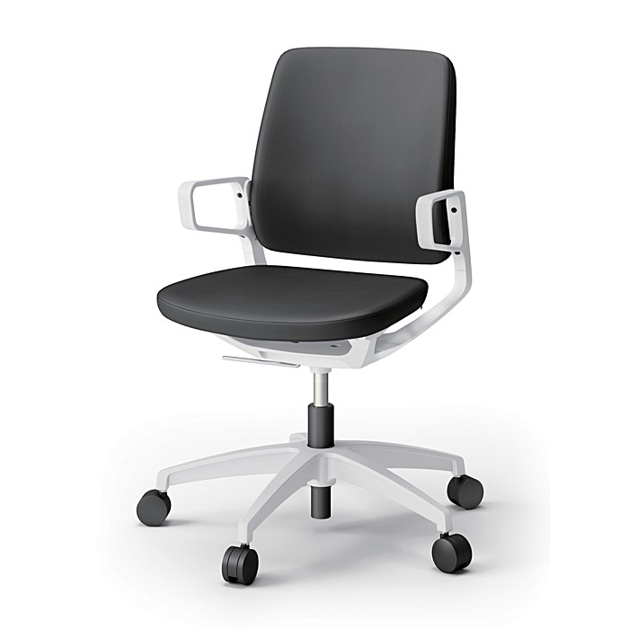 レヴィチェア アルミ塗装肘 KG-525DH-WWT1｜オフィスチェア｜イトーキ