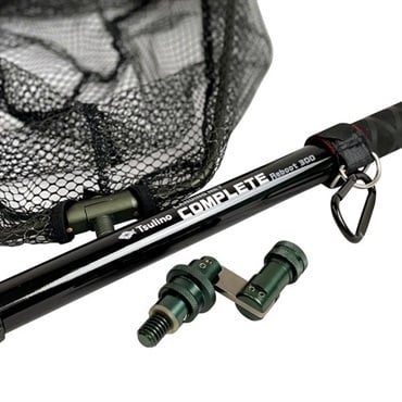 収納伸縮タモセット【小継タモの柄と四つ折りアルミフレームのタモ網