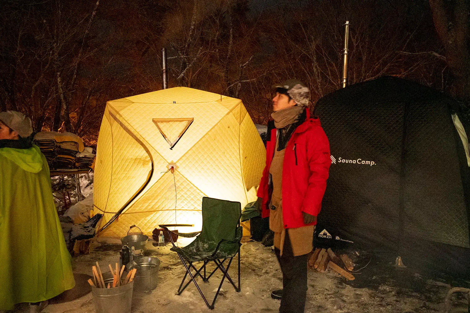 3層式テントサウナ MORZH CUBE（モルジュ キューブ） – テントサウナ