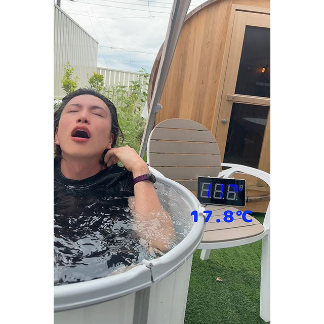 一人用コンパクト水風呂キット！ZR-250型（推奨水温15℃） – GENKI LABO