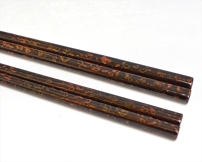 和雑貨 四季彩堂 オンラインショップ / 津軽塗 箸 研ぎ出し途中(すべり