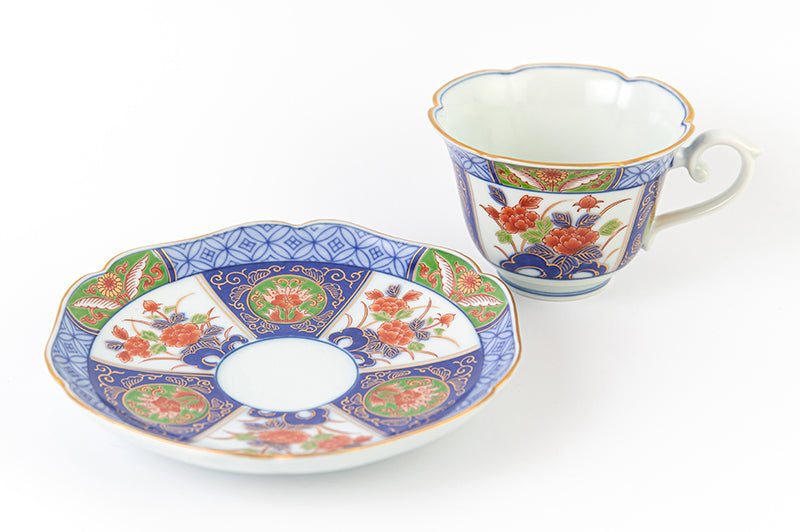 染錦色絵千鳥杯洗 器 吾山窯や源六製、大聖寺伊万里や古伊万里、深川製