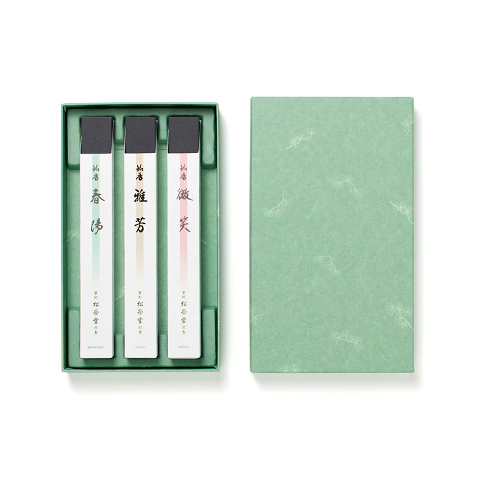 ウェブショップ高級線香 春陽/雅芳/微笑 短 紙箱入: 香りを贈る【公式