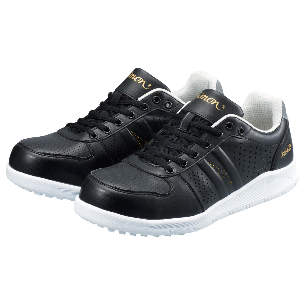 安全靴・手袋のシモン NS611黒静電 S (22.0～23.5cm): プロテクティブ