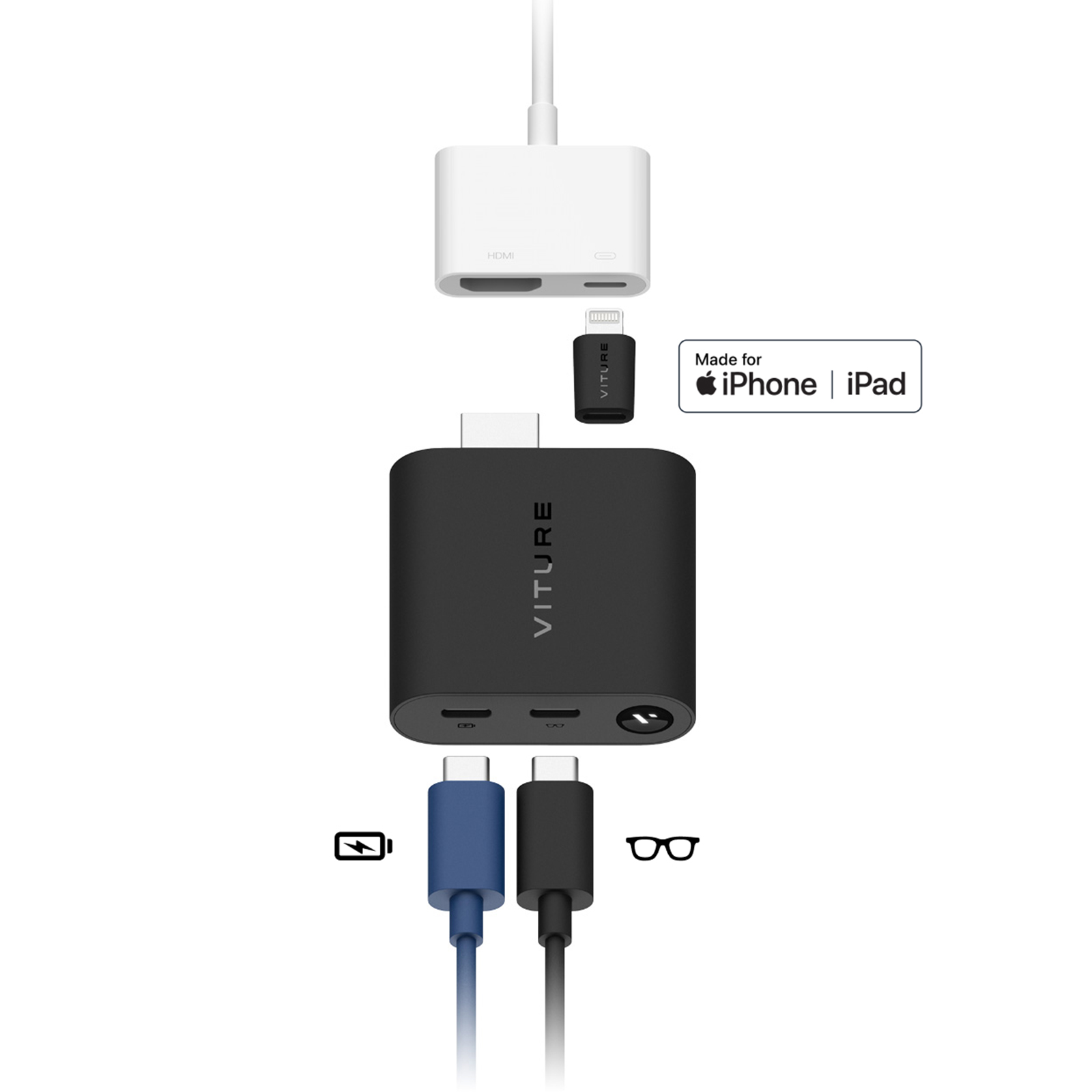 正規品 VITURE HDMI XR アダプター VITURE 専用アクセサリー