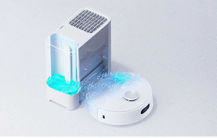 SwitchBot お掃除ロボットS10 水道直結 6500Paの吸引力 AI障害物回避