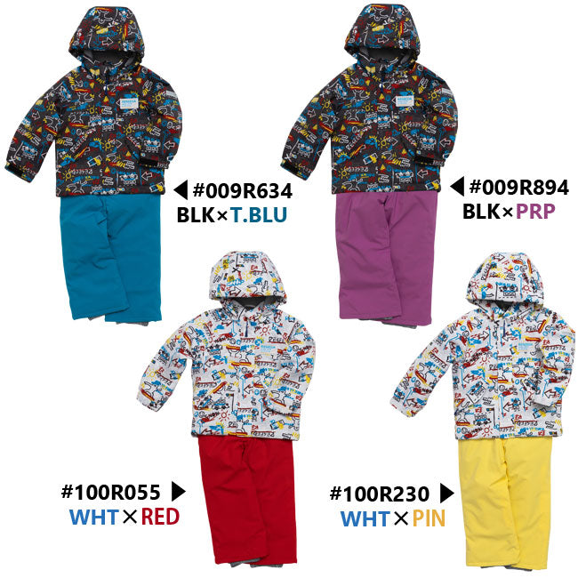 TODDLER SUIT スキーウェア スノーウェア カラフル ウィンター