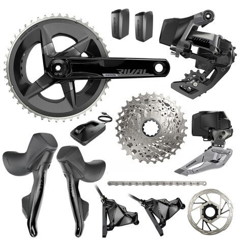 SRAM Rival AXS 2x12 Disc Brake Groupset D1 Black