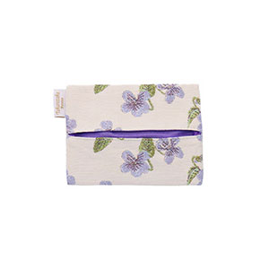 ボトル巾着【すみれチェック柄】／Takarazuka FEILER: グッズ - 宝塚