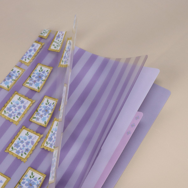 A5仕切りクリアファイル【すみれ】: グッズ - 宝塚クリエイティブ