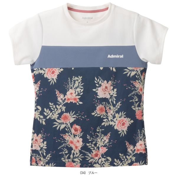 アドミラル(Admiral) ウェア（レディース） ]フロントラインフラワーT