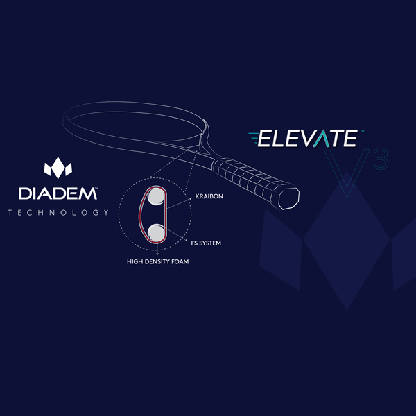 ダイアデム ラケット ]エレベート98V3 ELEVATE 98 V3 TAA007 | テニス