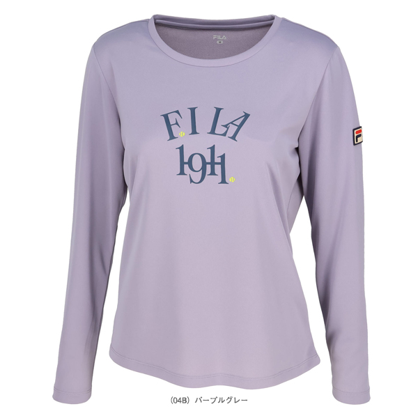 フィラ ウェア（レディース） ]ロングスリーブグラフィックTシャツ