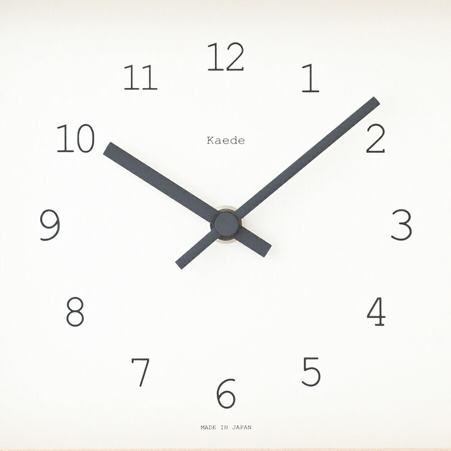 タカタレムノス 掛け時計 カーサ カエデ クオーツ 電池式 掛置兼用