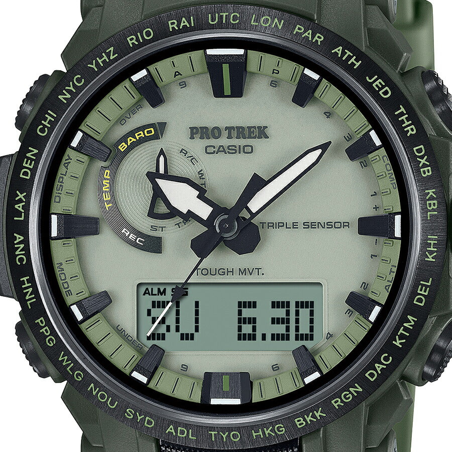 プロトレック クライマーライン PRW-61シリーズ 全面蓄光ダイヤル PRW