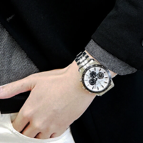 ザ・クロックハウス ソーラー クロノグラフ MBC1003-WH1A メンズ