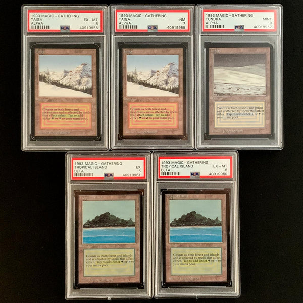 New Arrivals: Alpha and Beta Duals, PSA 10 Old Man, PSA 8 Sol Ring