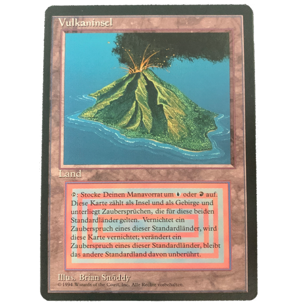 Volcanic Island - Foreign Black Bordered