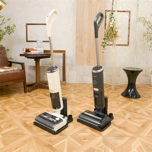 水拭き掃除機ミンドー アクアエックス(クリーム): 家電・雑貨