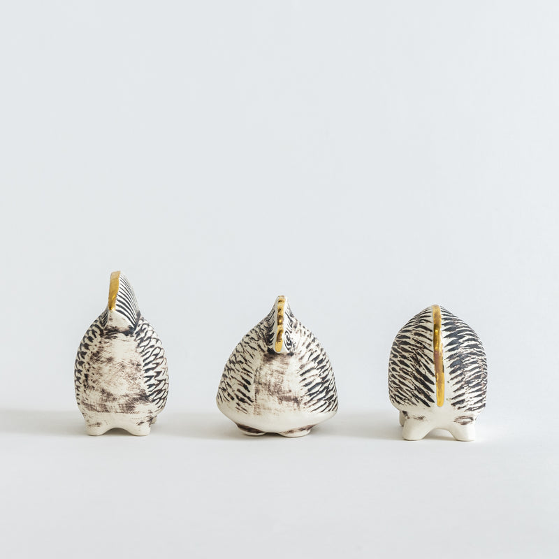 金のはりねずみ3兄弟セット