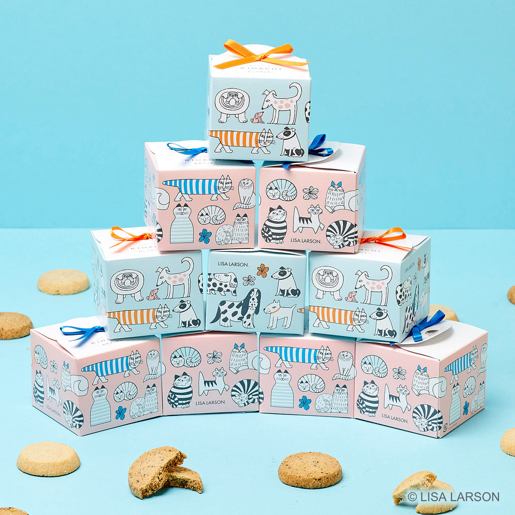 キハチ×リサ・ラーソン】プティBOX 紅茶クッキー 3個セット