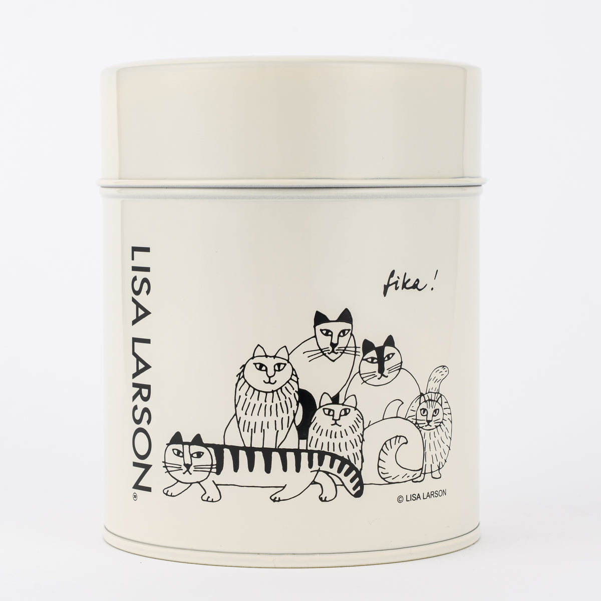 コーヒー缶（スケッチねこたち）