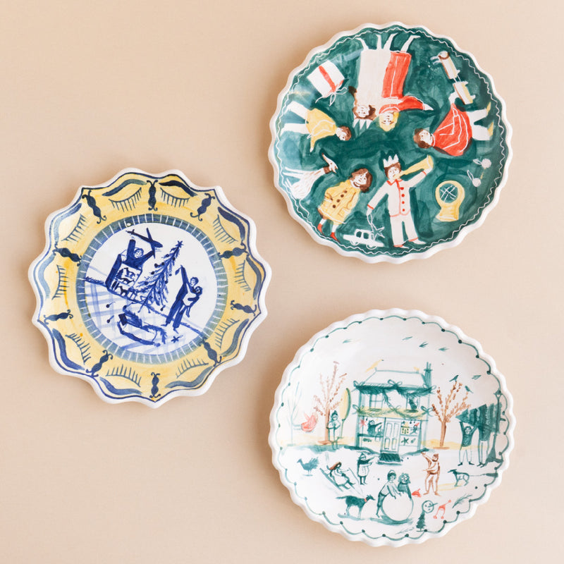 クリスマスのお皿「子供たち」