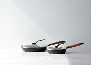 フライパン 28cm 【ガラスリッドセット】[オーク］ | バーミキュラ公式