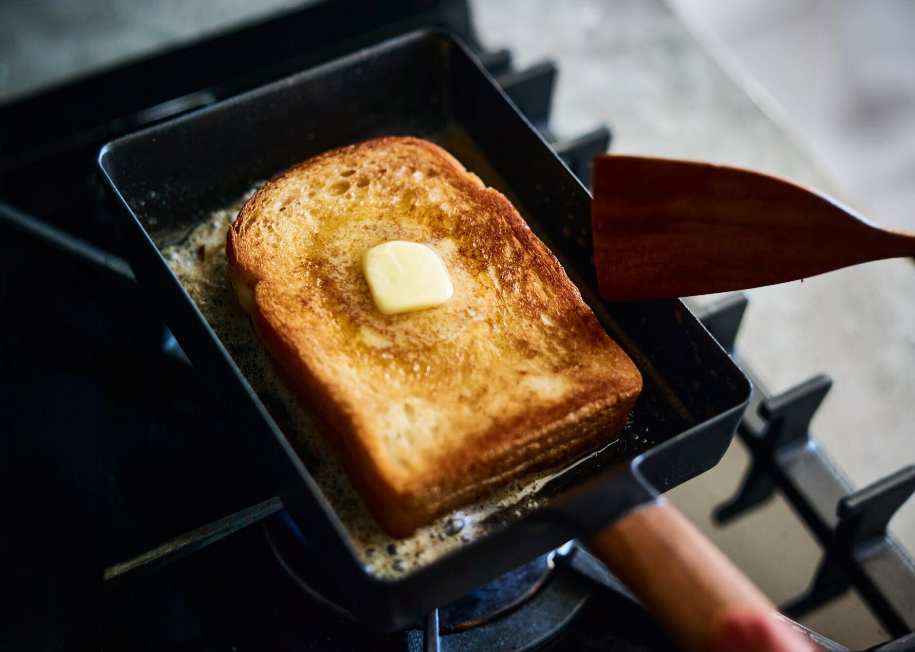 フライパン EGG & TOAST 【ステンレスリッドセット】[ウォールナット