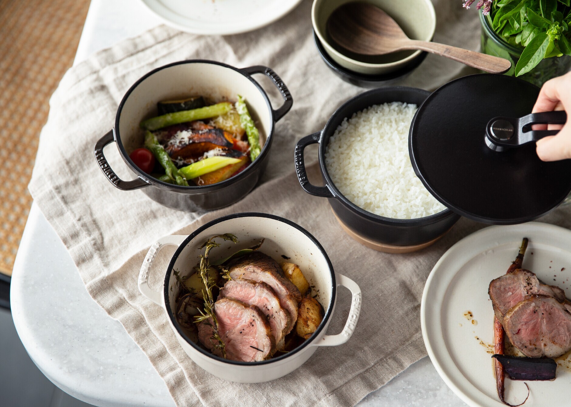 オーブンポット 2 MINI 14cm セルフスタンディングリッド[シーソルト