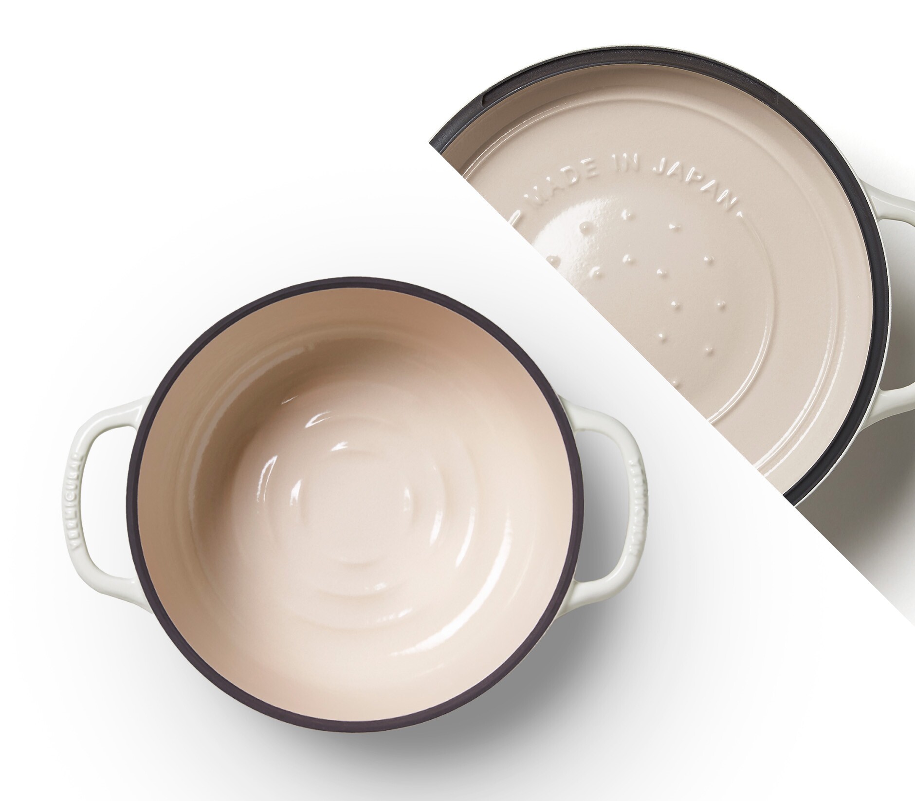 バーミキュラ ライスポットミニ / ポット単品[シーソルトホワイト