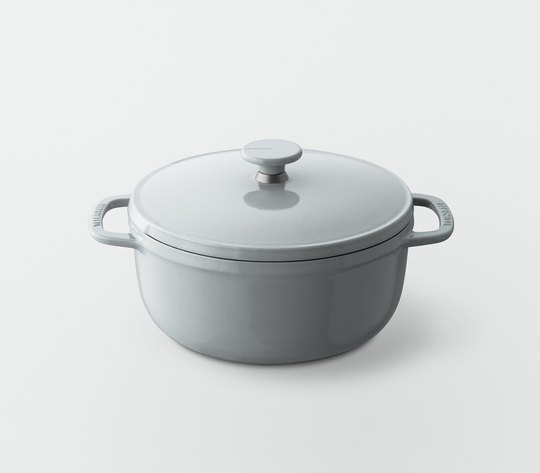 オーブンポット 2 18cm ベーシックノブ＆リッドスタンド[オイスター