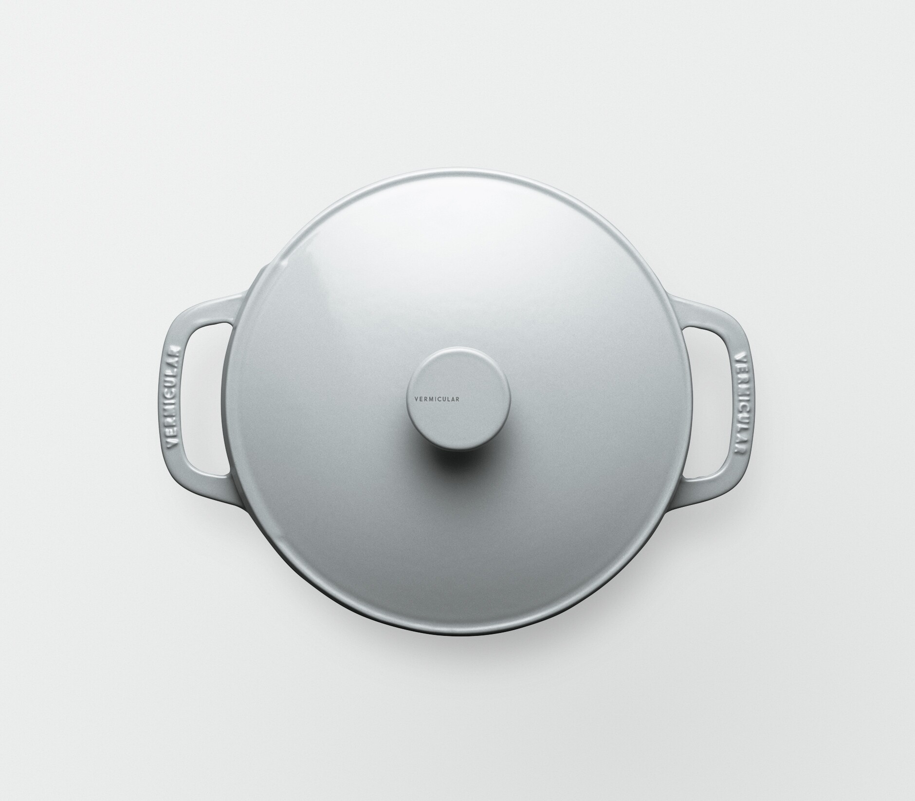 オーブンポット 2 18cm ベーシックノブ＆リッドスタンド[オイスター