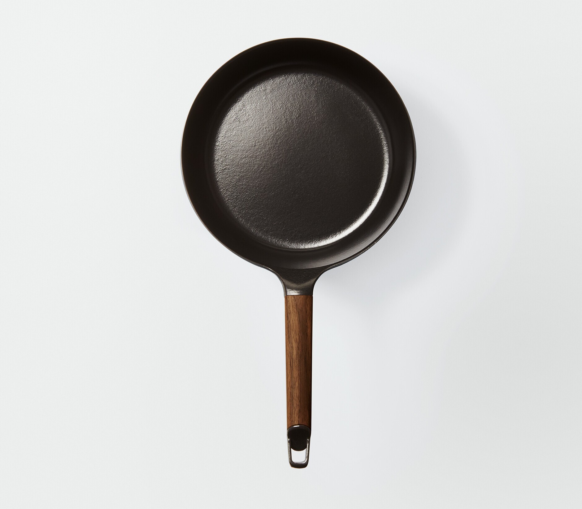 フライパン 24cm DEEP 【ガラスリッドセット】[ウォールナット