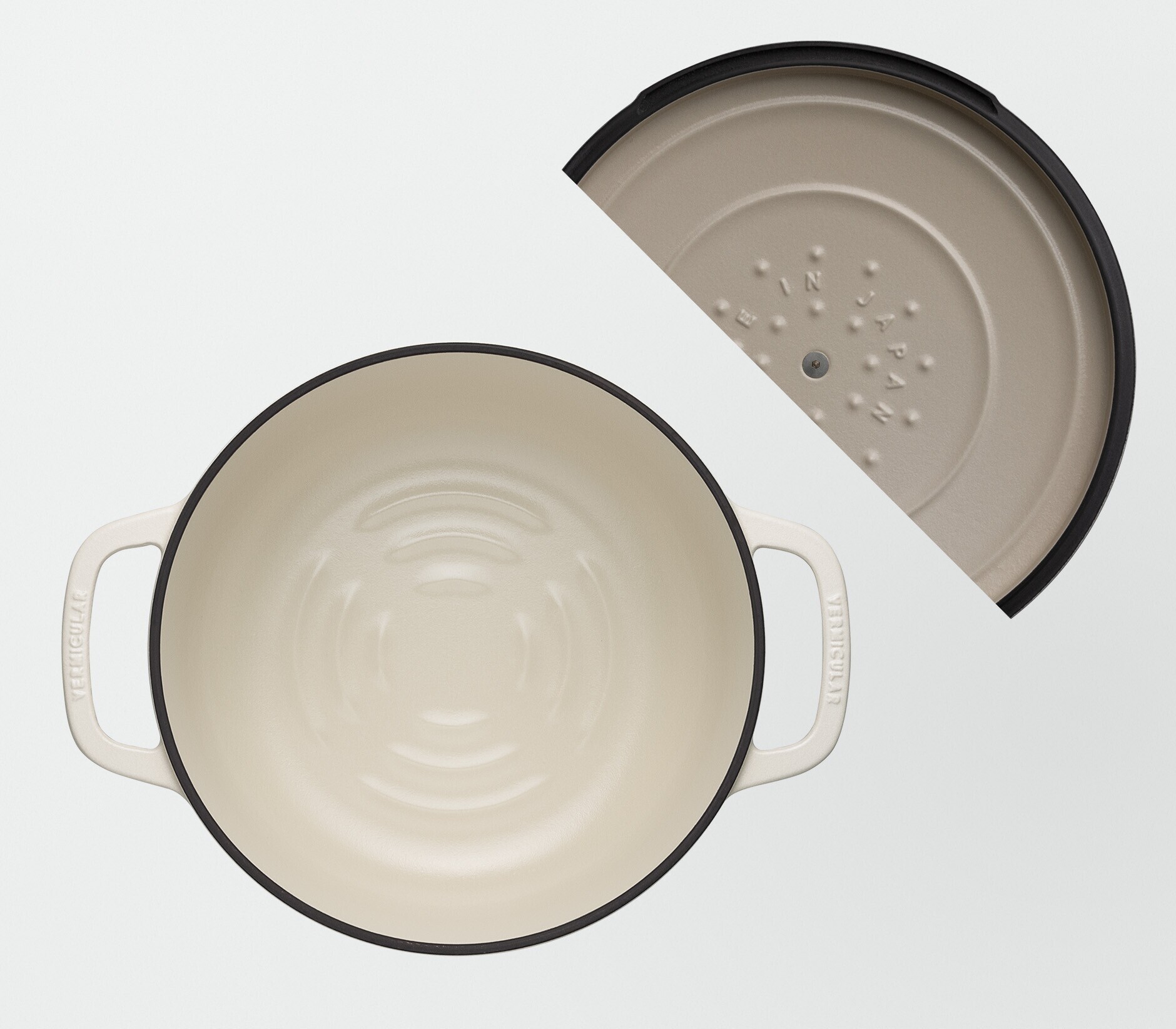 オーブンポット 2 22cm Shallow ベーシックノブ＆リッドスタンド