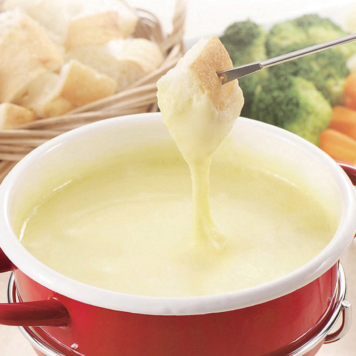 ベルマーニ ホーローミニフォンデュ鍋セット(レッド) — PEARL LIFE