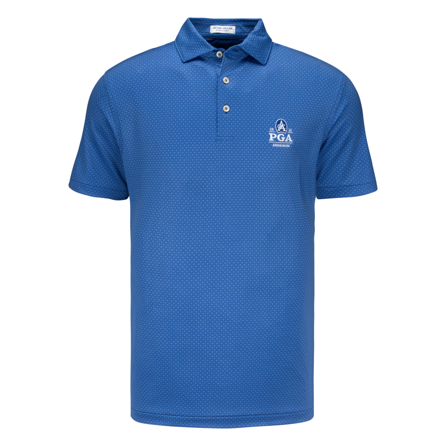 Peter Millar 2026 PGA Championship Axle Geo Polo in Sport Navy