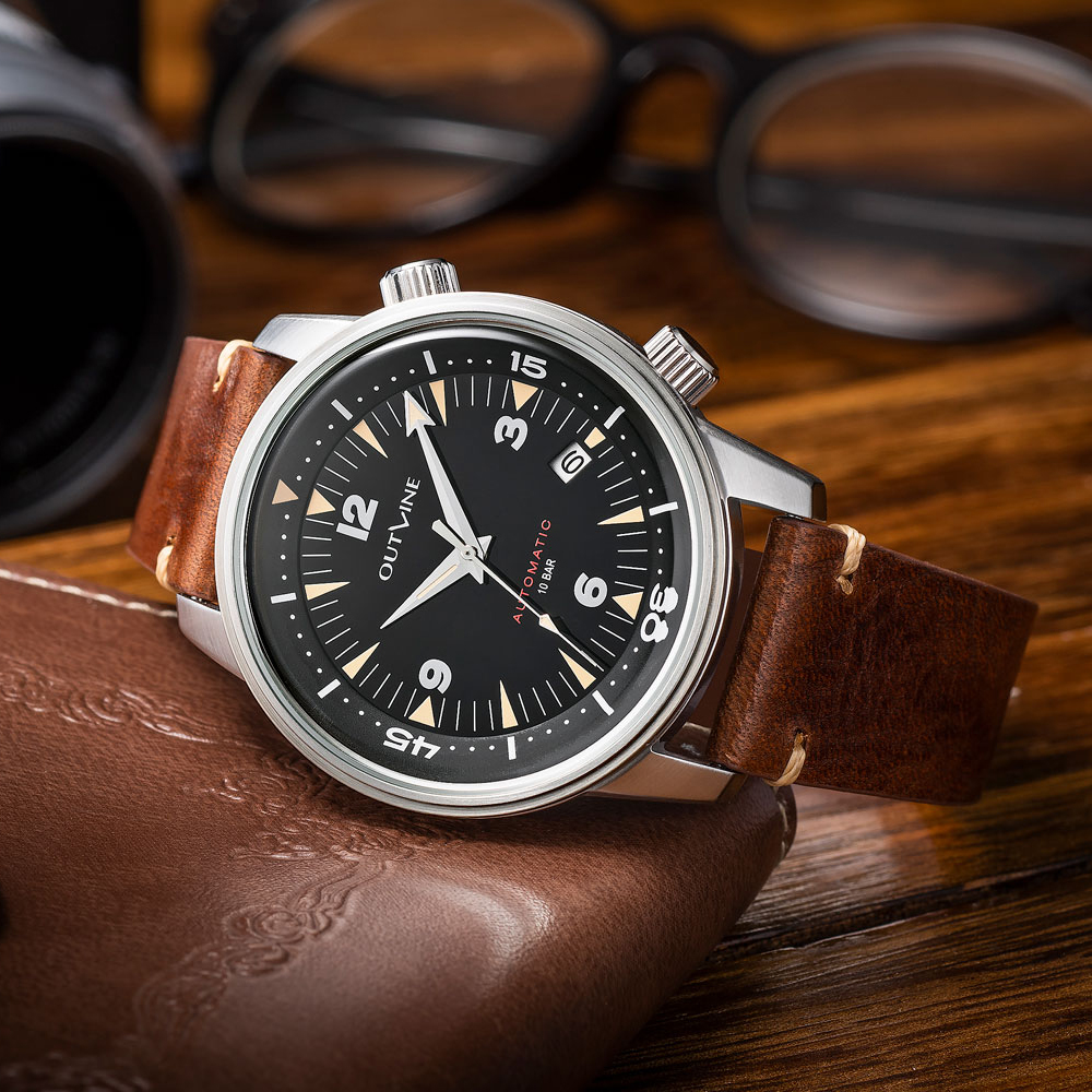 アウトライン コンプレダイバー1960・ブラック Cal.MIYOTA9015