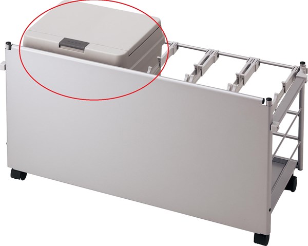 楽天市場】パナソニック ダストボックスワゴン シルバータイプ